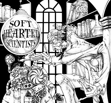 an early drawing by Frank Suchomel for the Soft Hearted Scientists sleeve